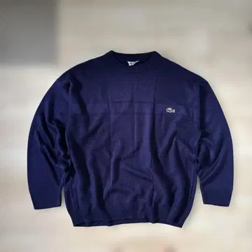 프랑스제 LACOSTE 라코스테 니트 스웨터 XL 네이비