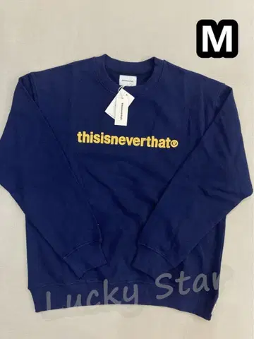thisisneverthat 네이비 맨투맨 M