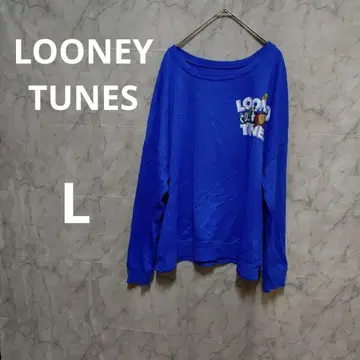 LOONEY TUNES [ L ] 긴팔 티셔츠 블루