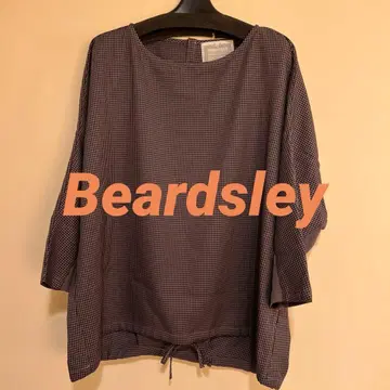 체크 무늬 칠부 소매 셔츠