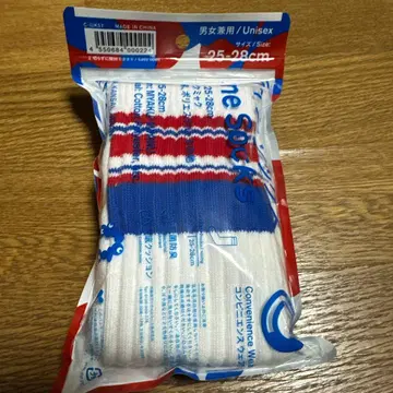 오사카 간사이 엑스포 한정판 훼미리마트 삭스 25-28cm