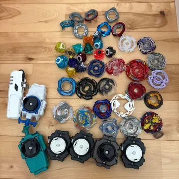 베이블레이드 세트 다색 발사기 포함