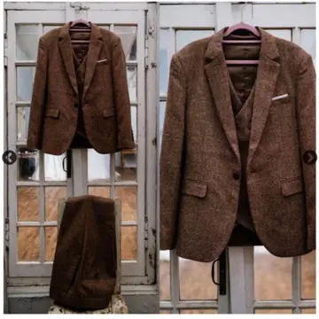 쓰리피스 남성용 수트 턱시도 드레스 프로덕션 XL 사이즈