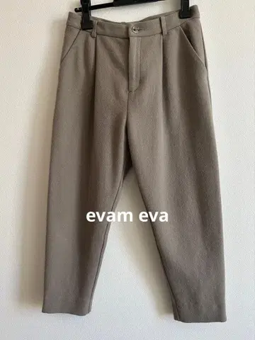 evam eva * 울 캐시미어 팬츠