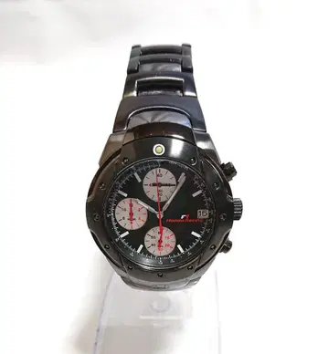 Honda Racing 크로노그래프 데이트 쿼츠 남성용 손목시계 작동품