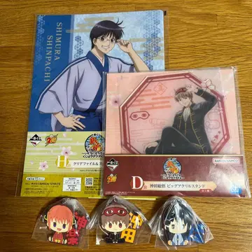 은혼 제일복권 러버 참 아크릴 스탠드 클리어 파일 세트