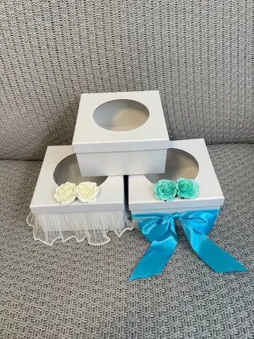 결혼식 추첨함 3개 세트