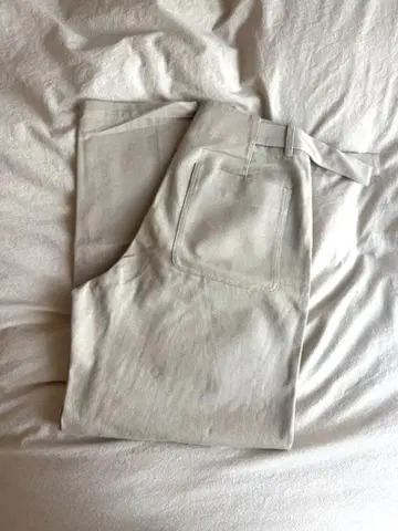 THE HINOKI 캐주얼 팬츠 화이트 베이지