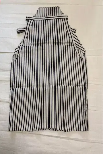 남자 하카마 봉 줄무늬 실버