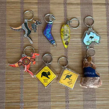 호주 동물 키링 8개 세트