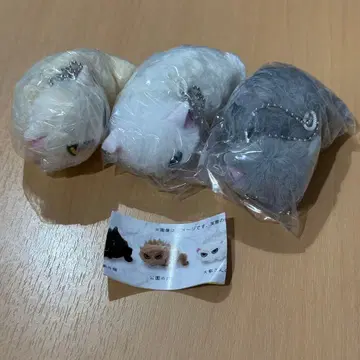 따르지 않는 고양이 봉제 인형 3종 세트