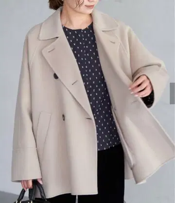 IENA 더블 페이스 숏코트