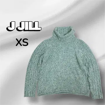J Jill 터틀넥 스웨터 XS 민트 그린 니트 스웨터