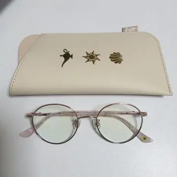 Zoff 디즈니 라푼젤 안경 도수 없음 블루라이트 차단
