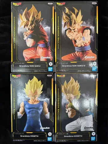 드래곤볼 Z Grandista 손오공 베지터 오지터 4종 세트