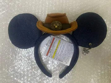 디즈니 미키 데님 웨스턴 머리띠