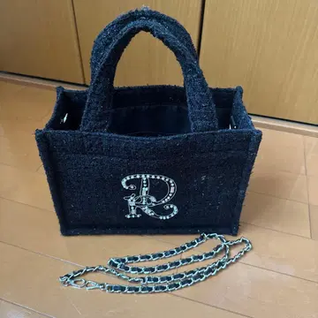 다리치 비쥬 미니 트위드 토트백