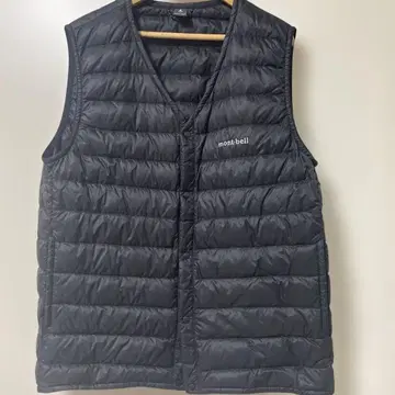 몽벨 스페리오 다운 V넥 베스트 다운 베스트 800EX 블랙 M