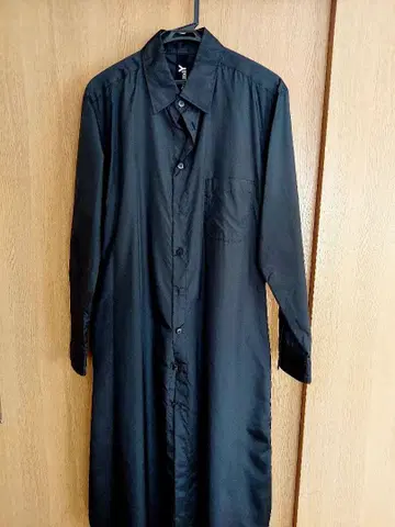 Ground Y 블랙 롱 셔츠