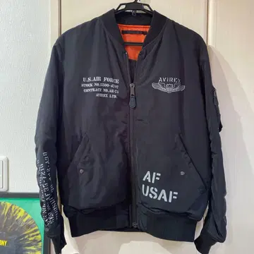 AVIREX MA-1 플라이트 자켓 M 블랙