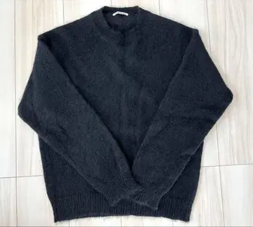 오라리 AURALEE 모헤어 니트 블랙 3 S