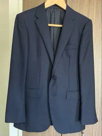 유나이티드 애로우즈 네이비 홉색 테일러드 자켓 44 풀 안감