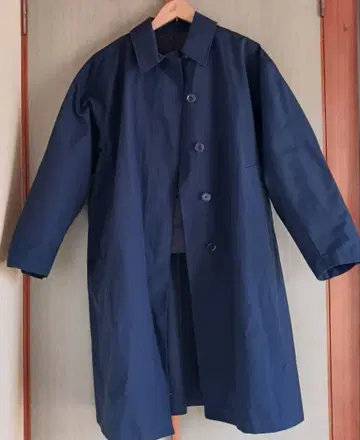 TAION 다운 이너 포함 스텐카라 코트 네이비 L