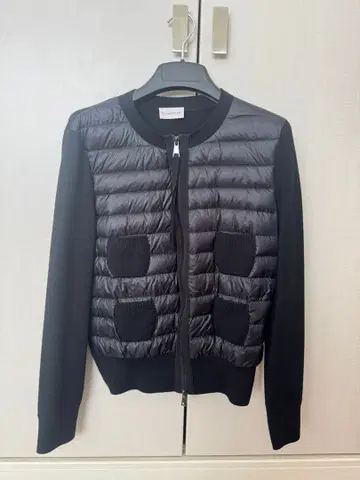 MONCLER 가디건 다운 23AW 블랙 S