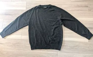 노크 NORC 다크 그레이 니트 긴팔 스웨터