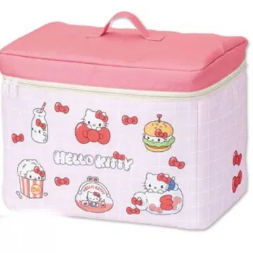 아베일 산리오 헬로키티 수납 박스 핑크