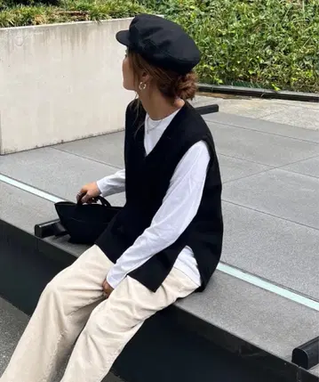 ISOOK 아이스 오버 니트 베스트 (chiica select)