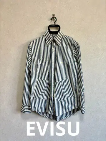 EVISU 에비수 버튼 다운 셔츠
