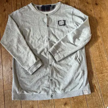 D.S.CLUB 그레이 버튼 가디건