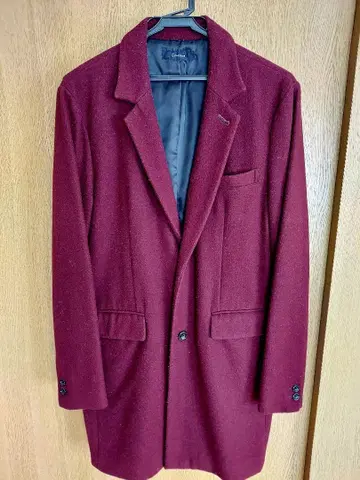 RAGEBUE 싱글 브레스 체스터 코트