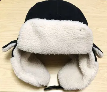 여성용 귀여운 블랙 복슬복슬 모자