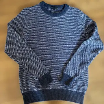 캐시미어 100% TAKASHIMAYA 네이비 니트 스웨터 S 사이즈