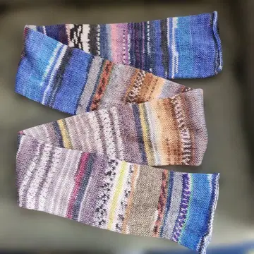 Opal 오팔 털실 믹스 장갑 머플러