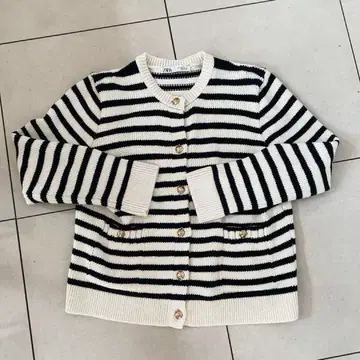 ZARA 스트라이프 니트 가디건