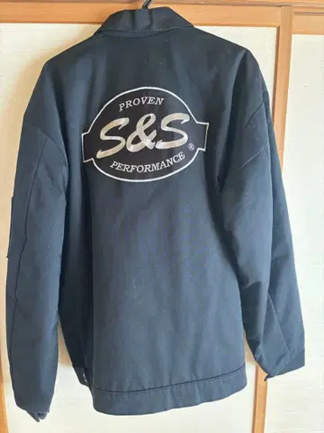 S&S 블랙 집업 자켓