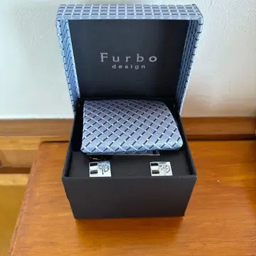 Furbo design 넥타이 커프스 단추 세트