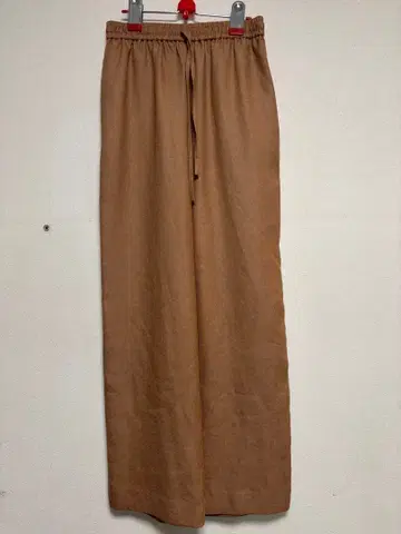 브라운 이지 팬츠 S 여성용