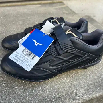 미즈노 블랙 스파이크 슈즈 25.5cm