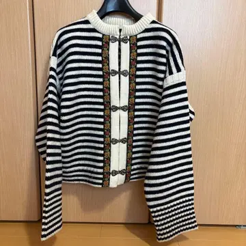 roku dahl'ia 보더 니트 가디건 새상품급 록