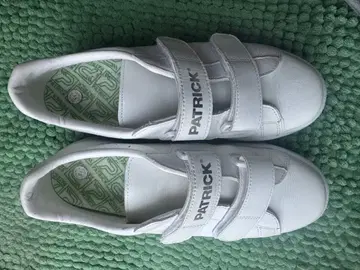 PATRICK 화이트 스니커즈 벨크로