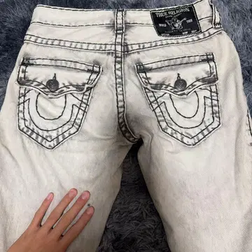 트루 릴리젼 28 스트레이트 청바지 정품