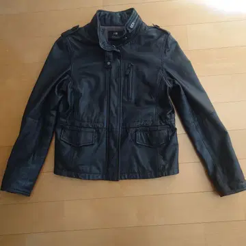 23구 블랙 가죽 자켓