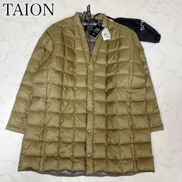 새상품 TAION 한텐 다운 가디건 101HT 사이즈 2 BEIGE