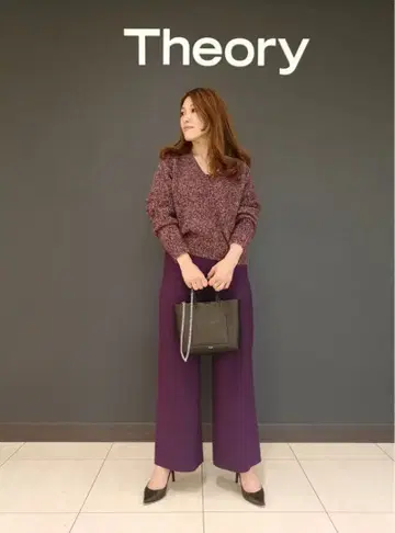 새상품급 Theory 알파카 니트