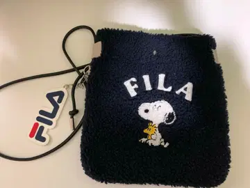 FILA 스누피 사코슈 백 네이비