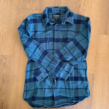 FILSON 체크 무늬 플란넬 셔츠 S